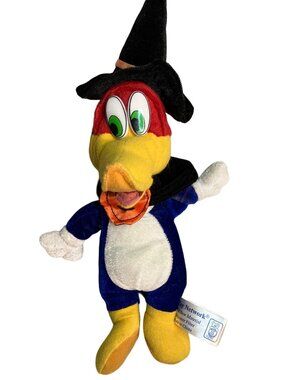 Woody Woodpecker Halloween Witch Wizard 11In Plush By Toy Network 2000
